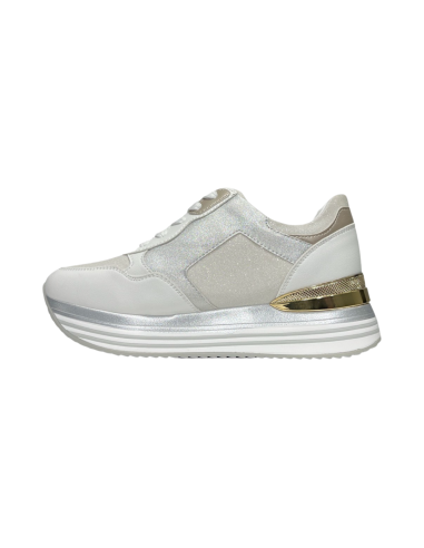 QUEEN HELENA X28-32 sneakers donna in similpelle color bianco Queen Helena - 2 Queen Helena Shoes scarpe donna primavera estate 