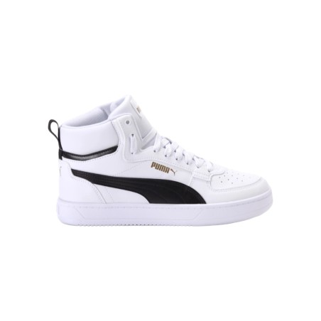 Puma Caven 2.0 Mid Jr 393842 01 sneakers sportive unisex in pelle bianco nero