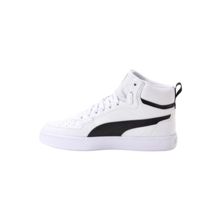 Puma Caven 2.0 Mid Jr 393842 01 sneakers sportive unisex in pelle bianco nero