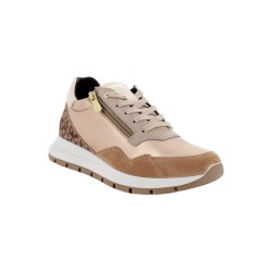Igi&Co 6672577 sneakers donna in pelle e camoscio color champagne