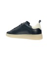 EXTON 324 sneakers uomo in pelle blue Exton - 3 Exton scarpe casual uomo in vera pelle blu e panna 