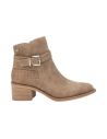 REFRESH 171559 stivaletti donna con tacco in similpelle color taupe Refresh - 1 Refresh tronchetti donna con tacco largo in ecop