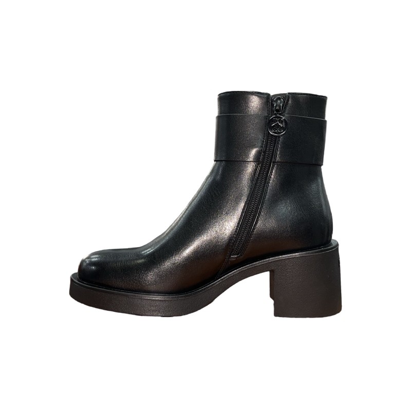 Solo Soprani SOLO42TR 312 stivaletti donna in similpelle nero