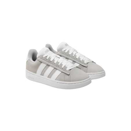 Adidas Grand Court Alpha 00s JH7234 sneakers uomo in camoscio grigio e bianco