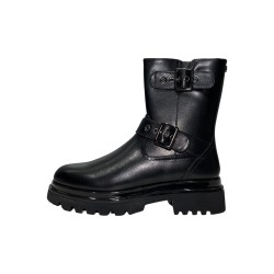 Keys K-10053 stivaletti donna in pelle nero