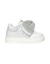 Balducci CSP5708B sneakers bambina primi passi in pelle bianco Balducci - 1 Balducci scarpe eleganti bambina in vera pelle con c