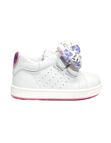 BALDUCCI CITA6353F scarpe bambina primi passi in pelle bianco fucsia Balducci - 1 Balducci Soft scarpe bambina in vera pelle con