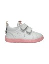 BALDUCCI CSP5760B scarpe bambina primi passi in pelle bianco rosa Balducci - 1 Balducci Soft scarpe bambina in vera pelle con ve