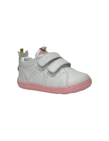 BALDUCCI CSP5760B scarpe bambina primi passi in pelle bianco rosa Balducci - 3 Balducci Soft scarpe bambina in vera pelle con ve