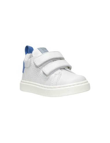 BALDUCCI CSP5705J scarpe bambino primi passi in pelle bianco e jeans Balducci - 2 Balducci scarpe casual bambino in vera pelle b