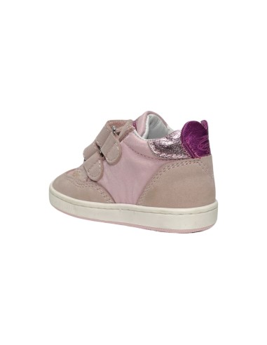 BALDUCCI CITA 5116R scarpe bambina primi passi in camoscio e tessuto rosa Balducci - 2 Balducci Soft scarpe bambina con strappi 