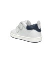 BALDUCCI 5823B scarpe bambino primi passi in pelle bianco blu Balducci - 2 Balducci Soft scarpe casual bambino in vera pelle 