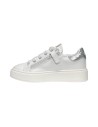 BALDUCCI KIDS KIAB1060B scarpe bambina in pelle bianco Balducci - 2 Balducci sneakers calzata kids in vera pelle bianco silver 