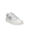 BALDUCCI KIDS KIAB1060B scarpe bambina in pelle bianco Balducci - 3 Balducci sneakers calzata kids in vera pelle bianco silver 