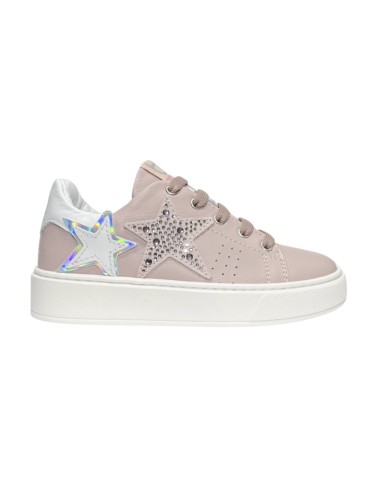 Balducci Kids KIAB1060R sneakers bambina in pelle rosa Balducci - 1 Balducci Kids scarpe bambina in vera pelle con chiusura lacc