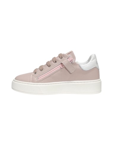 Balducci Kids KIAB1060R sneakers bambina in pelle rosa Balducci - 2 Balducci Kids scarpe bambina in vera pelle con chiusura lacc