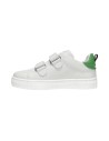 BALDUCCI KIDS BUTT1839 scarpe bambino in pelle bianco verde Balducci - 2 Balducci sneakers calzata kids in vera pelle bianco 