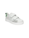 BALDUCCI KIDS BUTT1839 scarpe bambino in pelle bianco verde Balducci - 3 Balducci sneakers calzata kids in vera pelle bianco 