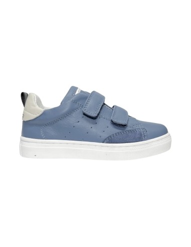 Balducci Kids BUTT1839 sneakers bambino in pelle color jeans Balducci - 1 Balducci Kids scarpe bambino in vera pelle con chiusur