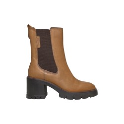 Carmela 161902 stivaletti donna in pelle camel