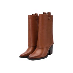 Carmela 161877 stivaletti donna in pelle camel 2