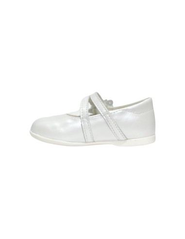 Primigi 5908811 ballerine bambina in pelle bianco perla Primigi - 2 Primigi bambina ballerine eleganti in vera pelle bianco perl