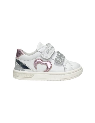 Primigi 5905222 sneakers bambina in pelle bianco glicine Primigi - 1 Primigi scarpe bambina primi passi in pelle con apertura ve