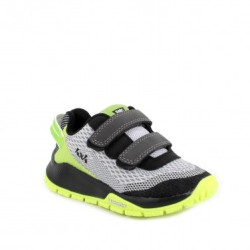 Primigi 3922711 sneakers bambino in tessuto e camoscio nero