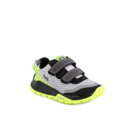 Primigi 3922711 sneakers bambino in tessuto e camoscio nero