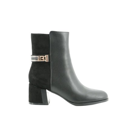 Laura Biagiotti 8350-24 stivaletti donna in similpelle nero