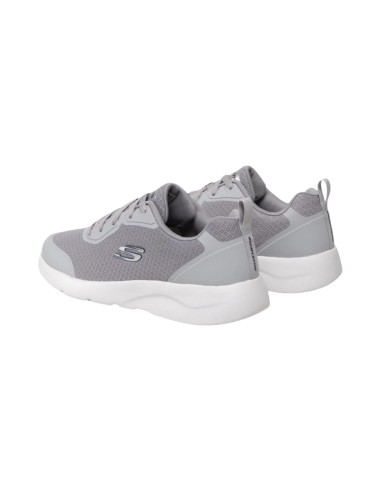 SKECHERS 232293/GRY scarpe sportive uomo in tessuto grigio Skechers - 2 Skechers scarpe ginnastica uomo in tela grigio 