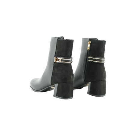 Laura Biagiotti 8350-24 stivaletti donna in similpelle nero