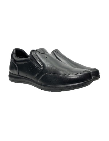 ENVAL SOFT 5708000 scarpe uomo in pelle nero Enval Soft - 2 Enval Soft slip on uomo linea comoda in vera pelle 