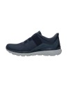 IGI&CO 5624900 scarpe uomo in tessuto corda blu Igi&Co - 2 Igi&amp;Co slip on uomo linea comoda in tessuto traspirante blu 