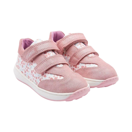 Primigi 3905000 sneakers bambina in pelle/camoscio rosa