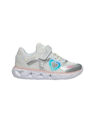 Primigi 5965500 sneakers bambina in tessuto rete bianco Primigi - 1 Primigi Kids scarpe con luci in tessuto con apertura velcro 