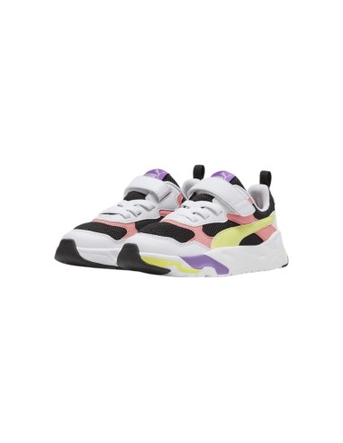 Puma Trinity AC+PS 390839 12 sneakers sportive bambina in pelle multicolor Puma - 2 Puma Trinity Ac+Ps scarpe sportive kids in s