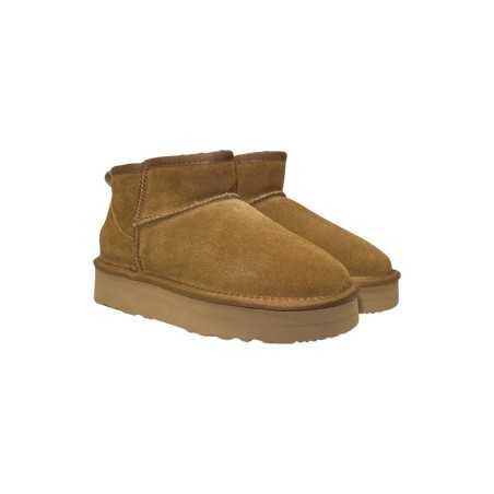 Keys K-10261 stivaletti donna in camoscio camel