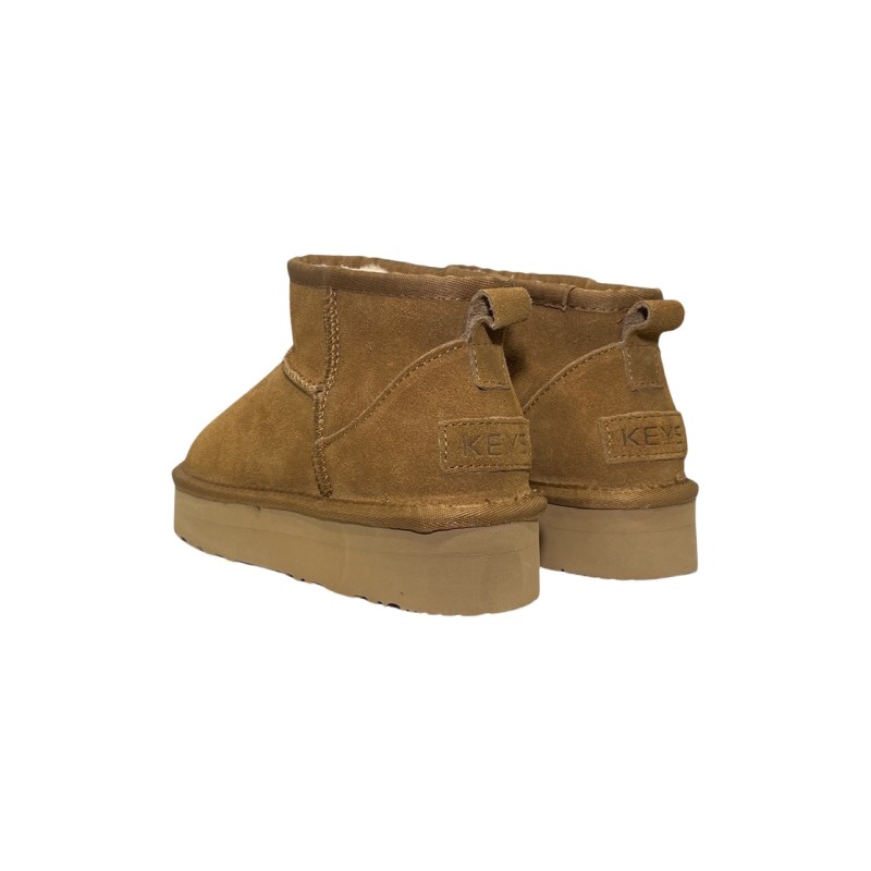 Keys K-10261 stivaletti donna in camoscio camel