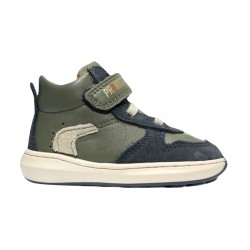 Primigi 4900211 sneakers bambino primi passi in pelle verde e blu