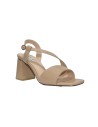 KEYS K-9620 sandali donna con tacco in pelle nude Keys - 2 Keys sandali donna con tacco in pelle nude 