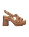 CARMELA 161542 sandali donna con tacco in pelle color camel Carmela - 1 Carmela Shoes sandali estivi donna con tacco doppio in l