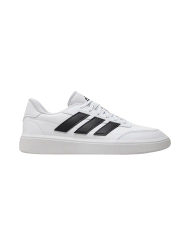 ADIDAS COURTBLOCK IF4033 scarpe sportive uomo in similpelle bianco e nero Adidas - 1 Adidas Courtblock sneakers casual uomo in e