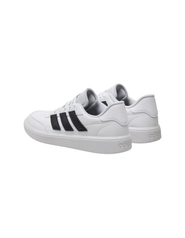 ADIDAS COURTBLOCK IF4033 scarpe sportive uomo in similpelle bianco e nero Adidas - 3 Adidas Courtblock sneakers casual uomo in e