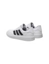 Adidas Courtblock IF4033 sneakers uomo in similpelle bianco e nero Adidas - 3 Adidas Courtblock sneakers casual uomo in ecopelle