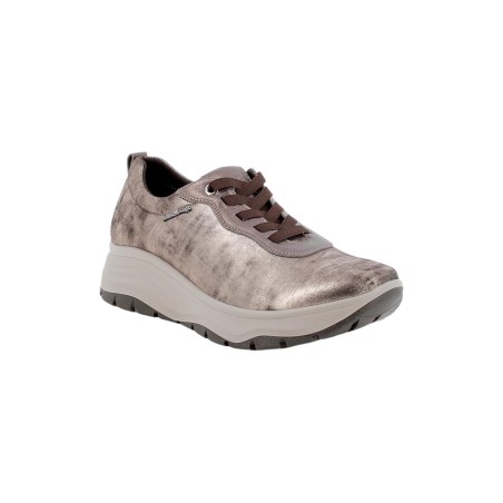 Enval Soft 6776622 sneakers donna linea comoda in laminato taupe