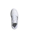 Adidas Courtblock IF6465 sneakers donna in similpelle bianco silver Adidas - 2 Adidas Courtblock sneakers sportive donna in ecop