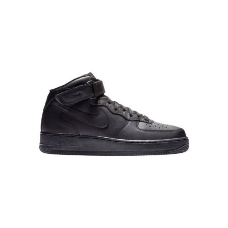 Nike Air Force 1 Mid 07 CW2289 001 sneakers uomo in pelle nero