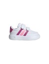 ADIDAS BREAKNET 2.0 CF I ID5279 scarpe bambino in similpelle bianco e fucsia Adidas - 1 Adidas Breaknet 2.0 sneakers sportive ba