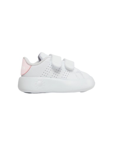 ADIDAS ADVANTAGE CF I IG4257 scarpe bambino in similpelle bianco e rosa Adidas - 1 Adidas Advantage CF I sneakers sportive bambi